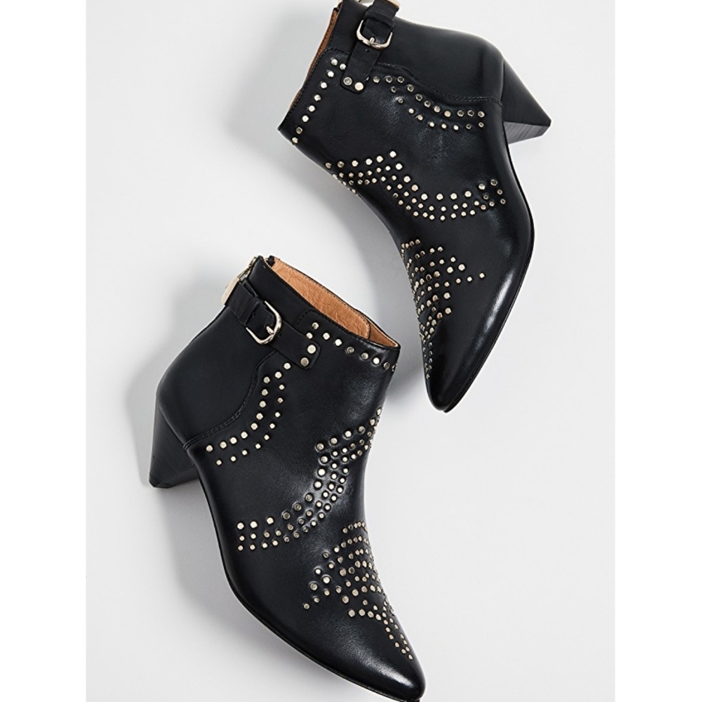 Sassy Joie Western Inspired Studded Booties - Picture 2 of 7